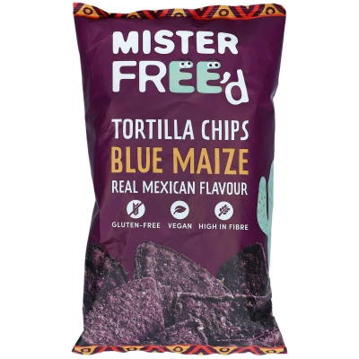  Mister Free'd Tortilla Chips Blue Maize 135g 