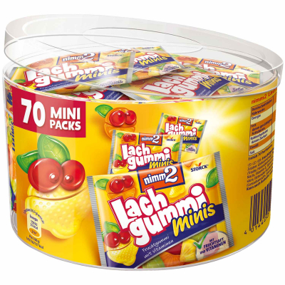  nimm2 Lachgummi minis 70er 