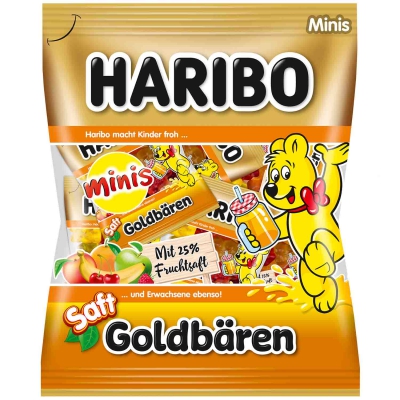  Haribo Saft Goldbären Minis 14er 