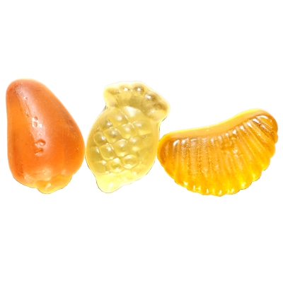  Lühders Vegan Fruchtgummi Gelbe Früchte 80g 