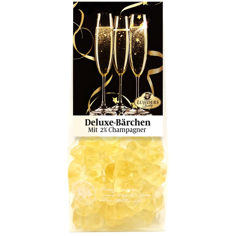  Lühders Deluxe-Bärchen mit 2% Champagner 150g 