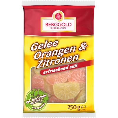  Berggold Gelee Orangen & Zitronen 250g 