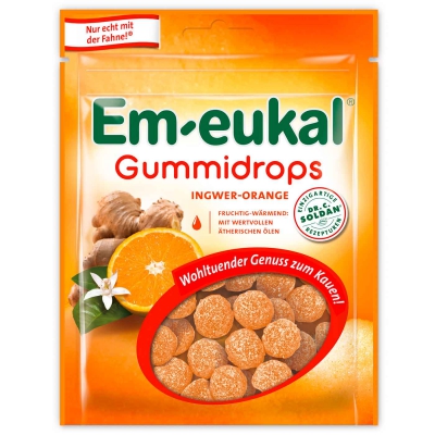 Em-eukal Gummidrops Ingwer-Orange 90g 