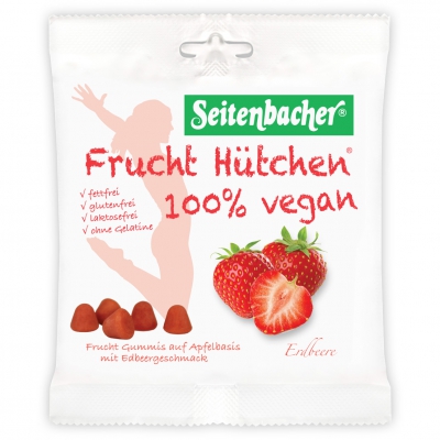  Seitenbacher Frucht Hütchen Erdbeere 85g 