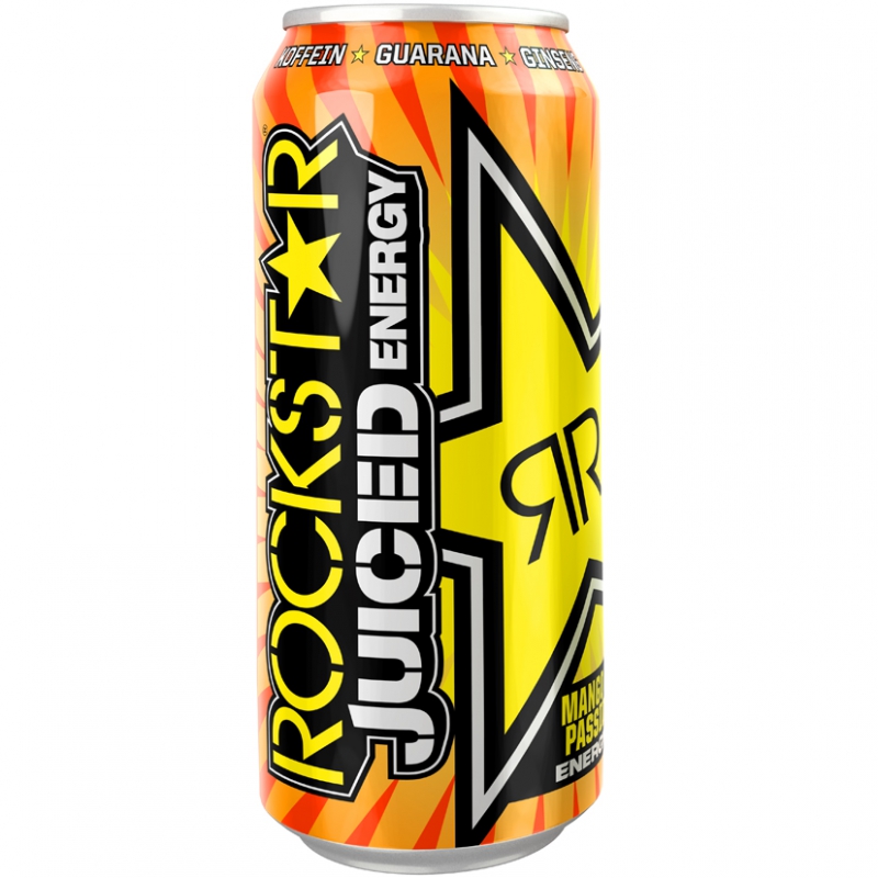  Rockstar Energy Drink Juiced Tropical Orange Passion Fruit 500ml 