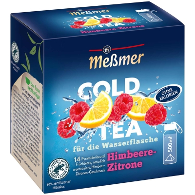  Meßmer Cold Tea Himbeere-Zitrone 14er 