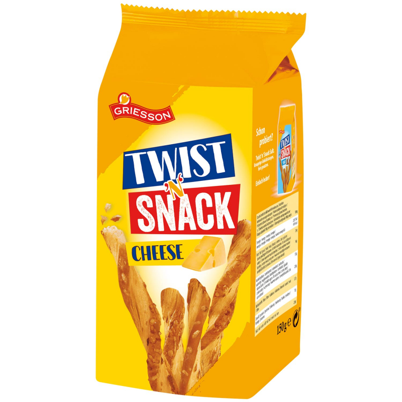  Griesson Twist 'n' Snack Käse 150g 