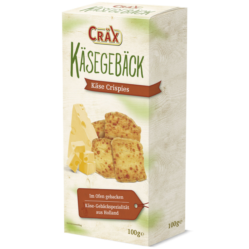  Cräx Käsegebäck Käse Crispies 100g 