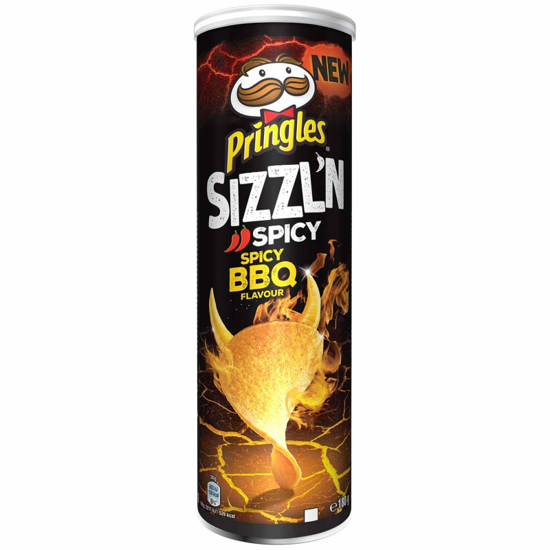  Pringles Sizzl'n Spicy BBQ 180g 