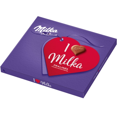  Milka 'I Love Milka' Pralinés Haselnusscrème 110g 