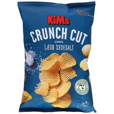  KiMs Crunch Cut Chips Læsø Sydesalt 160g 