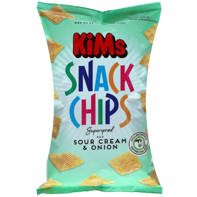  KiMs Snack Chips Sour Cream & Onion 160g 