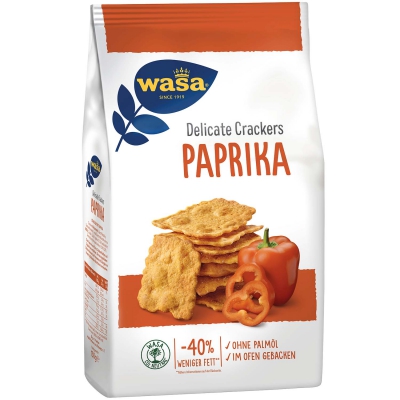  Wasa Tasty Snacks Paprika Crackers 150g 