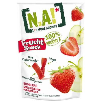  N.A! Nature Addicts Frucht Snack Erdbeere 35g 