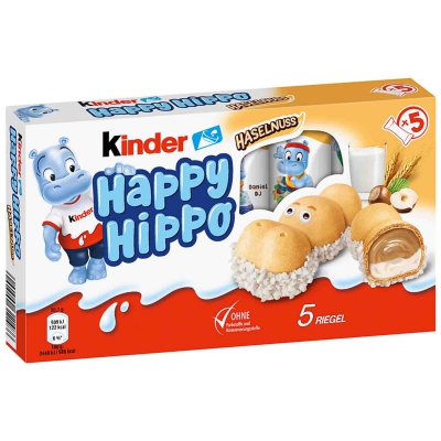  kinder Happy Hippo Haselnuss 5er 