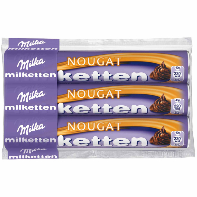  Milka Milketten Nougat 3x40g (MHD 15.06.2025) 