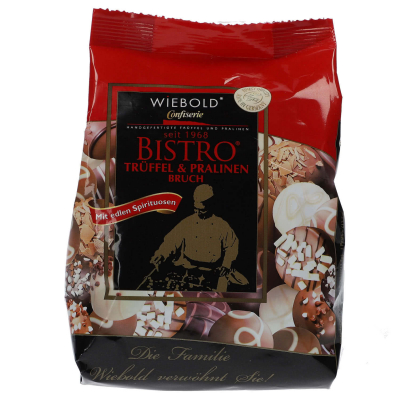  Wiebold Bistro Trüffel & Pralinen Bruch mit Alkohol 250g 
