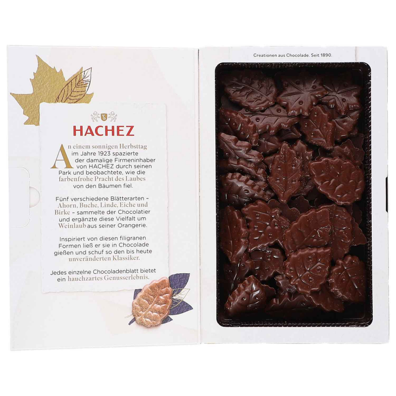  Hachez Hauchzarte Blätter Edel Vollmilch 125g 