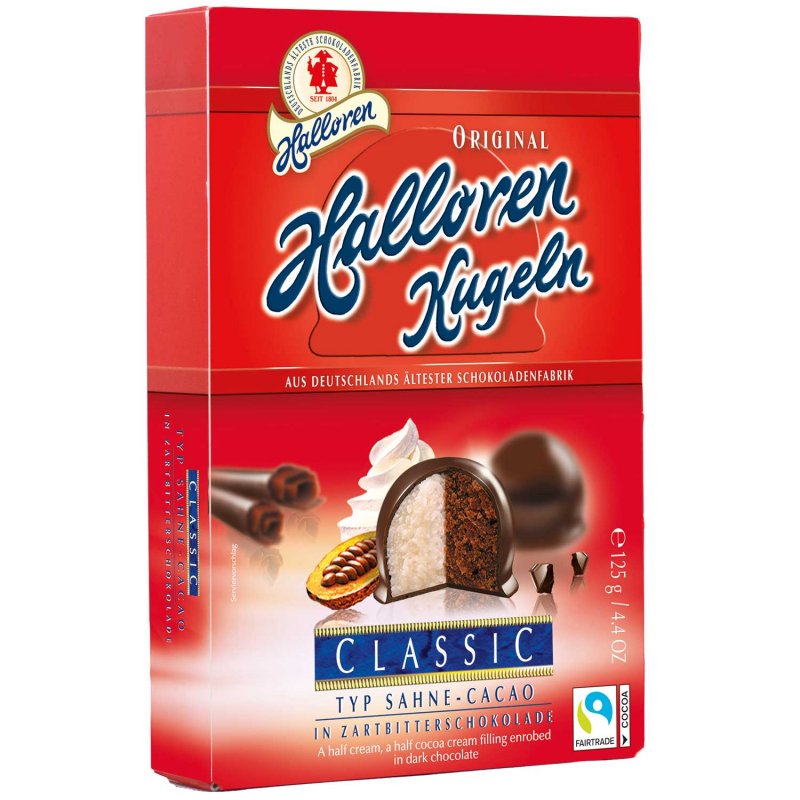  Halloren Kugeln Classic Typ Sahne-Cacao 125g 