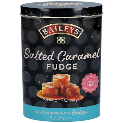  Baileys Salted Caramel Fudge Tin 250g 