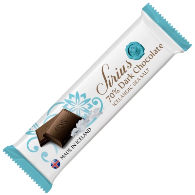  Sirius 70% Dark Chocolate Icelandic Sea Salt 25g 