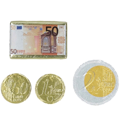  Euro Schokogeld & Scheine 100g 