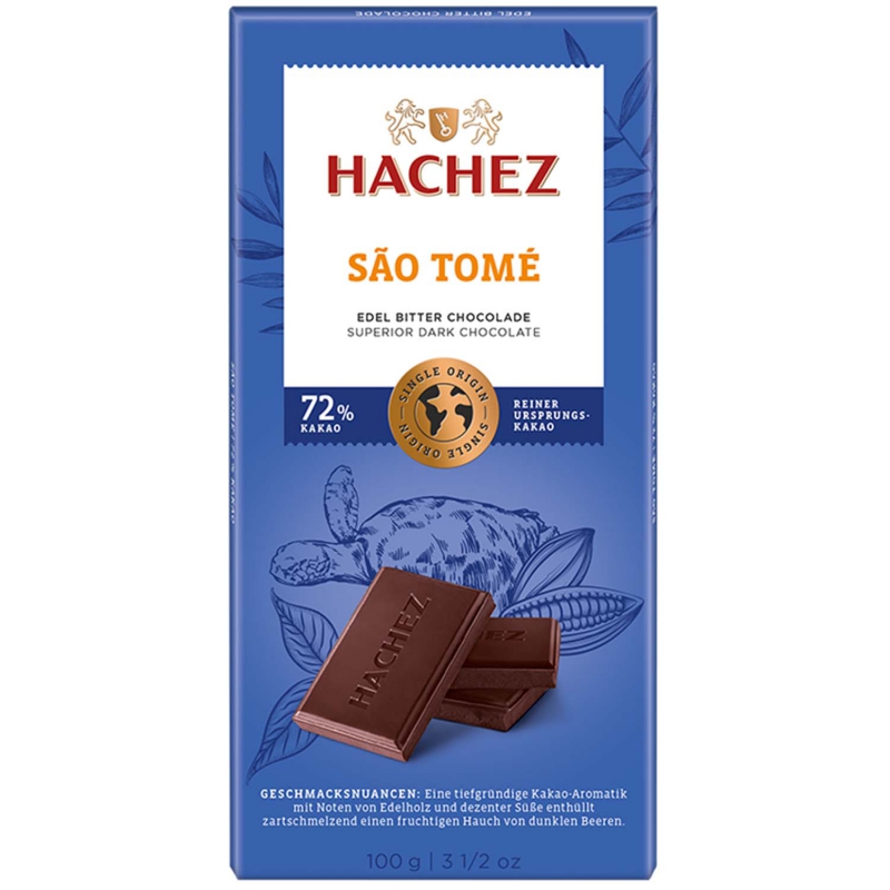  Hachez São Tomé 72% Kakao 100g 