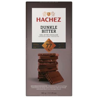  Hachez Dunkle Bitter 77% Kakao 90g 