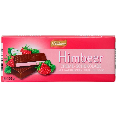  Halloren Creme-Schokolade Himbeer 100g 
