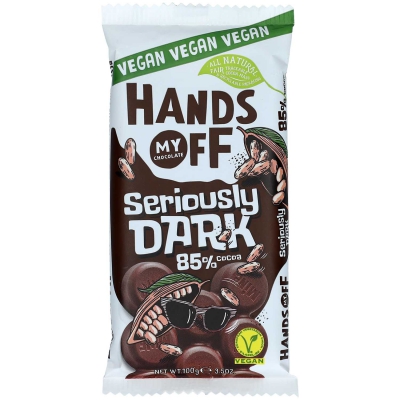  Hands Off My Chocolate Seriously Dark 85% Vegan 100g 