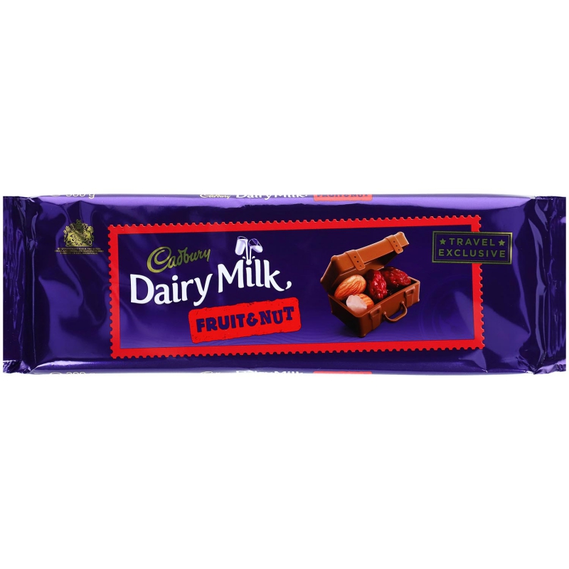  Cadbury Dairy Milk Fruit & Nut Travel Edition 300g 