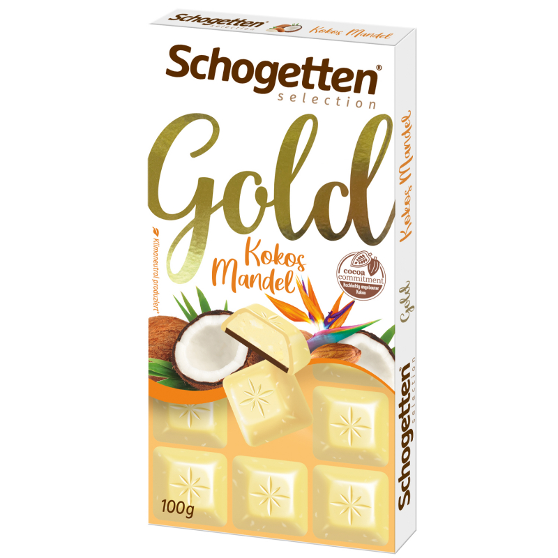  Schogetten Selection Gold Kokos Mandel 100g 