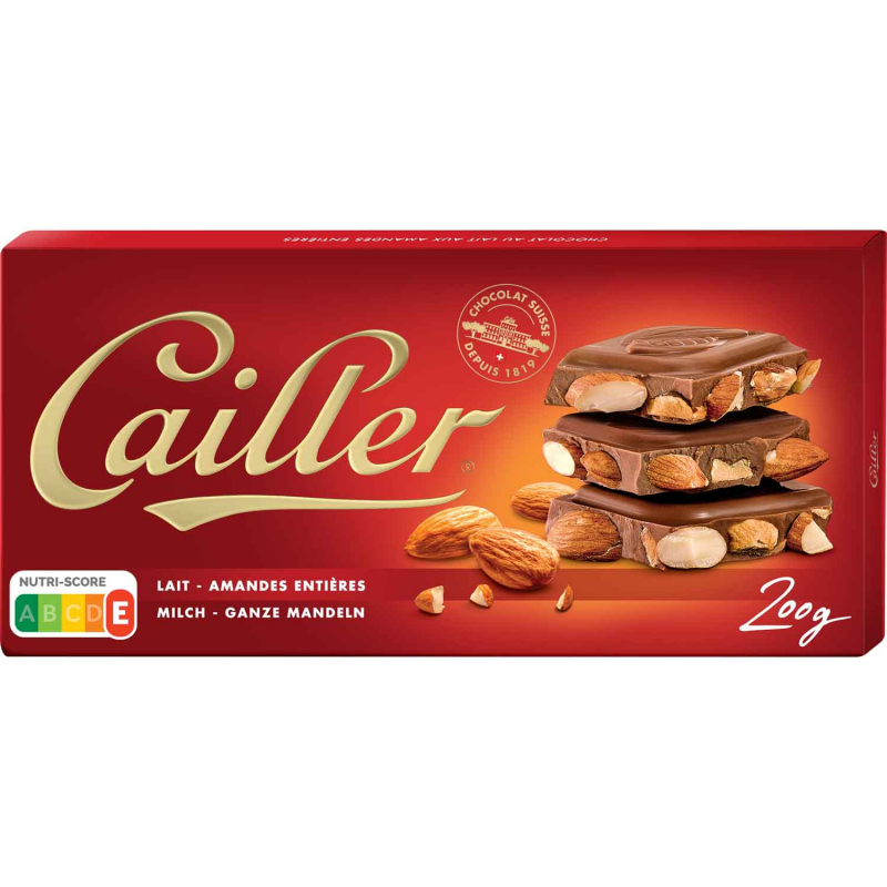  Cailler Milch Ganze Mandeln 200g 