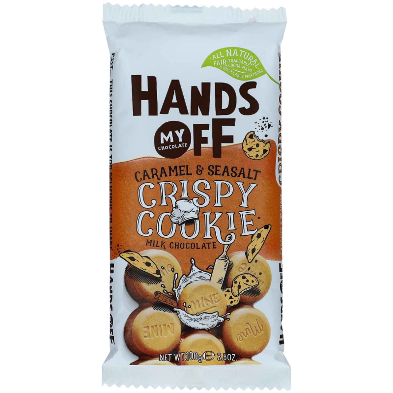  Hands Off My Chocolate Caramel & Seasalt Crispy Cookie 100g 