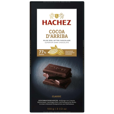  Hachez Cocoa d'Arriba 77% Kakao 100g 