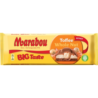  Marabou Big Taste Toffee Whole Nut 300g 