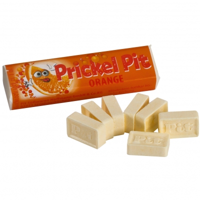  Prickel Pit Brause-Bonbons Orange 50er 