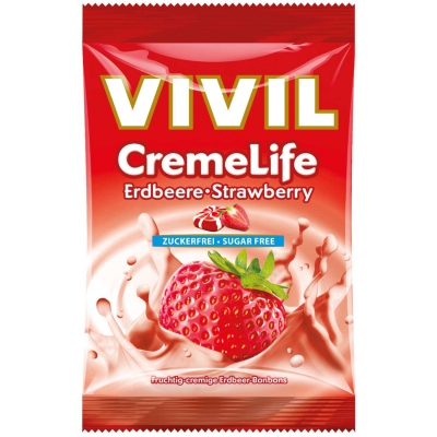  Vivil CremeLife Erdbeere ohne Zucker 110g 