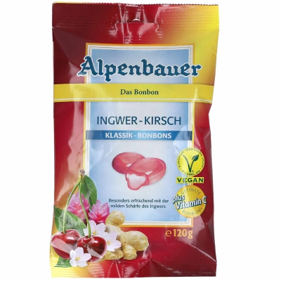  Alpenbauer Klassik-Bonbons Ingwer-Kirsch 120g 