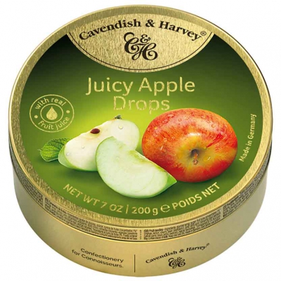  Cavendish & Harvey Juicy Apple Drops 200g 
