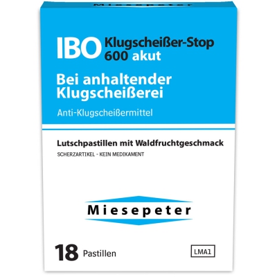  Miesepeter IBO Klugscheißer-Stop 600 akut 18er 