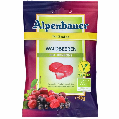  Alpenbauer Bio Waldbeere Bonbons 90g 
