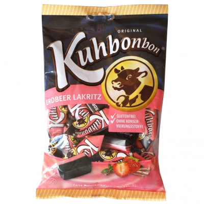  Kuhbonbon Erdbeer Lakritz 200g 