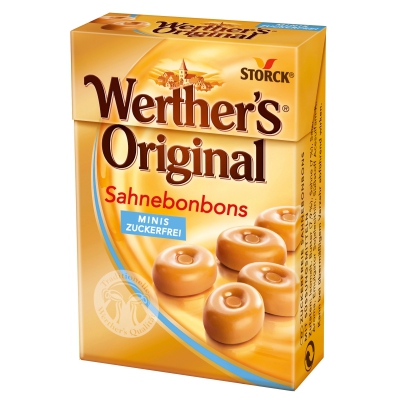  Werther's Original Sahnebonbons Minis zuckerfrei 42g 