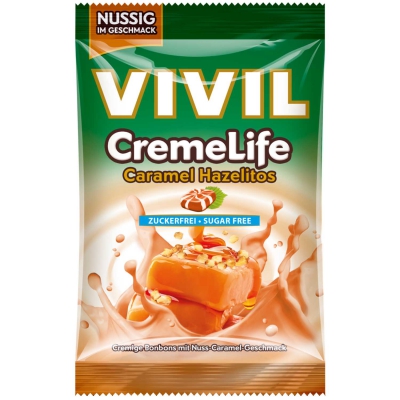  Vivil CremeLife Caramel Hazelitos ohne Zucker 110g 