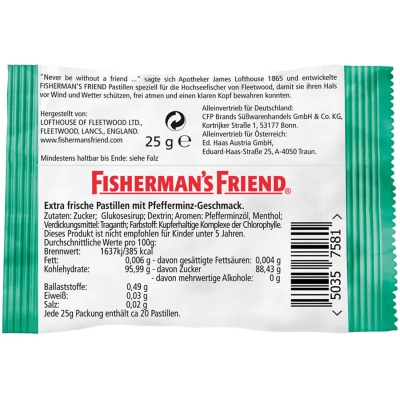  Fisherman's Friend Mint 24x25g 