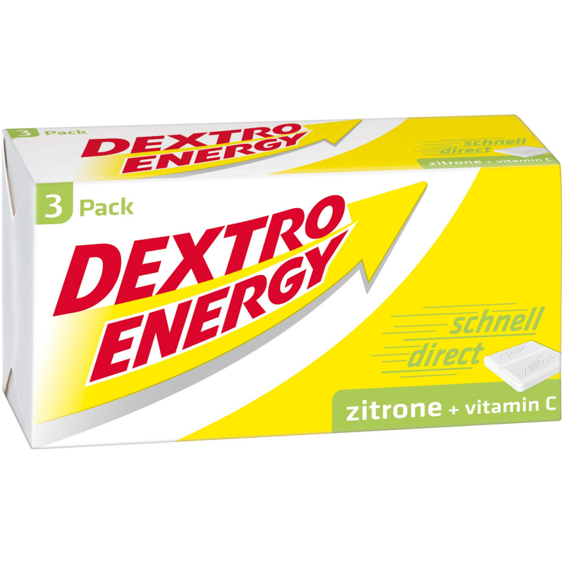  Dextro Energy Dextrose Zitrone 3x8er 