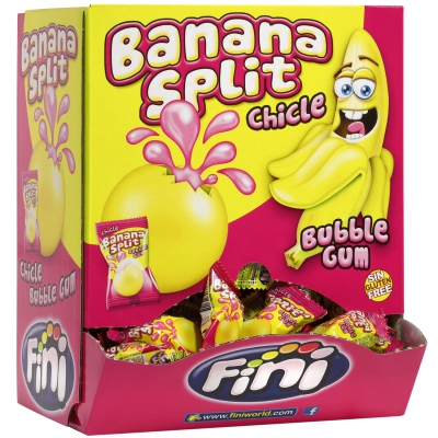  Fini Banana Split Bubble Gum 200er 
