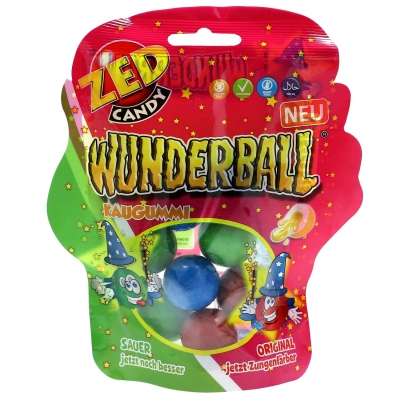  ZED Candy Wunderball Kaugummi Sauer & Original 71g 