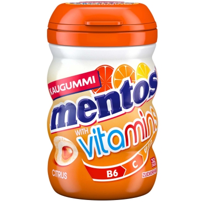  mentos Vitamins Kaugummi Citrus zuckerfrei 32er 